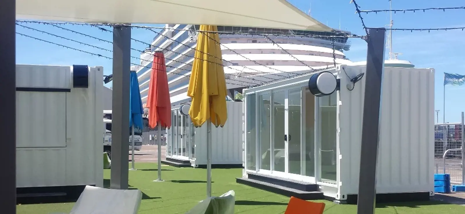 Pop Up Village Starts To Take Shape On Queens Wharf